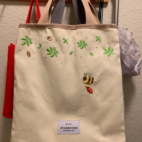 (SOLD! NO LONGER AVAILABLE) Starbucks Korea 2021 Autumn Tote Bag - Picture 1 of 5